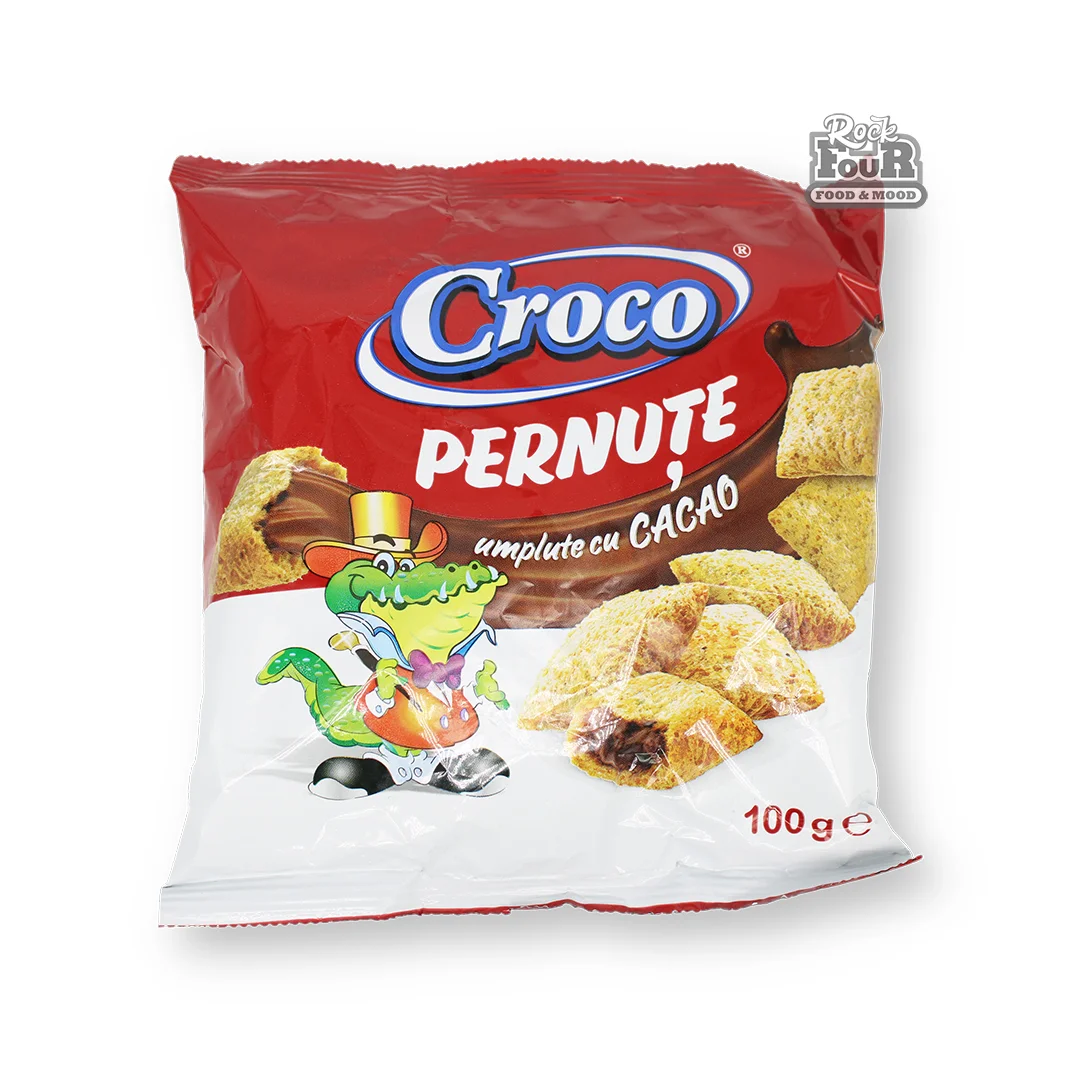 Cereal pillows "Croco Pernute" with chocolate filling 100g